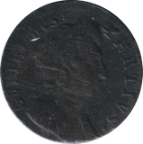 1696 FARTHING ( VF ) - FARTHING - Cambridgeshire Coins
