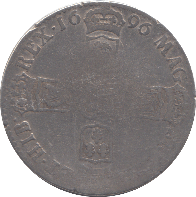 1696 HALFCROWN ( FAIR ) - HALFCROWN - Cambridgeshire Coins