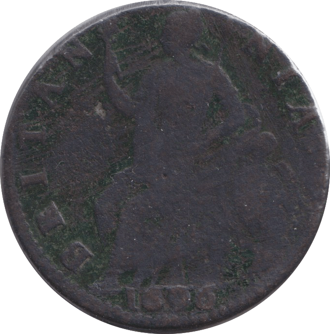 1696 HALFPENNY ( GVF ) - HALFPENNY - Cambridgeshire Coins