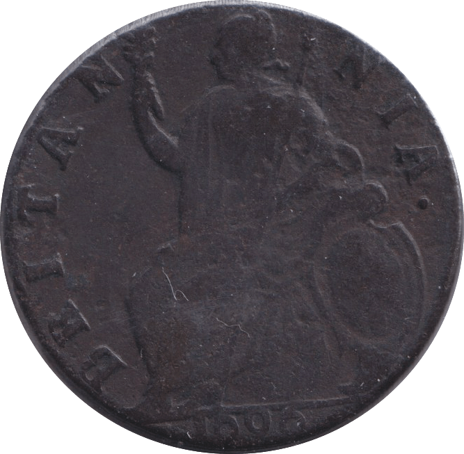 1696 HALFPENNY ( VF ) - HALFPENNY - Cambridgeshire Coins