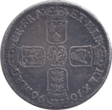 1696 SHILLING ( FINE ) - SHILLING - Cambridgeshire Coins