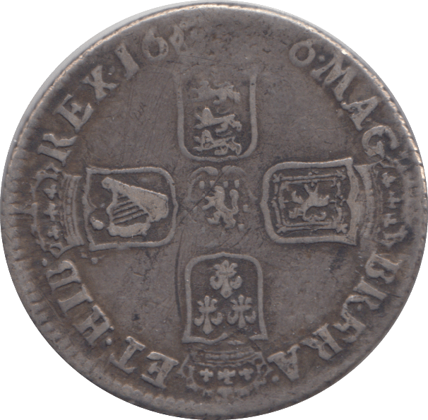1696 SHILLING ( GF ) - SHILLING - Cambridgeshire Coins