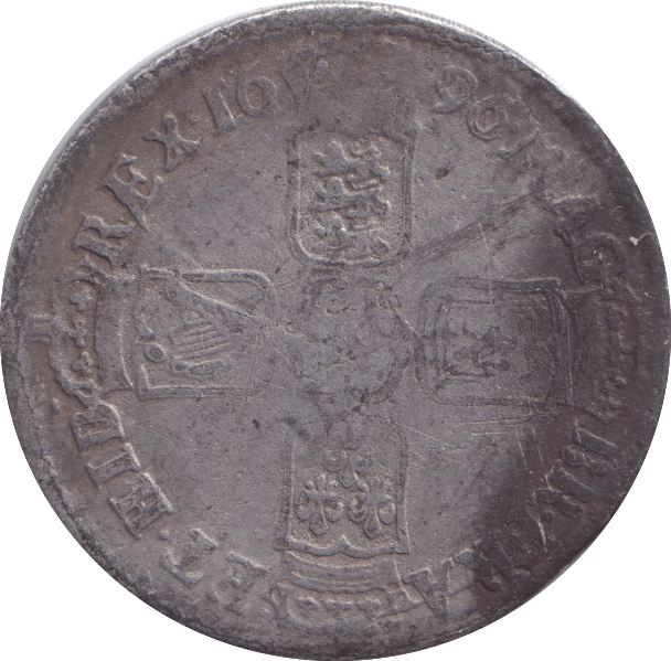 1696 SHILLING ( NF ) - SHILLING - Cambridgeshire Coins