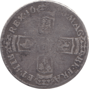 1696 SIXPENCE ( FINE ) - SIXPENCE - Cambridgeshire Coins