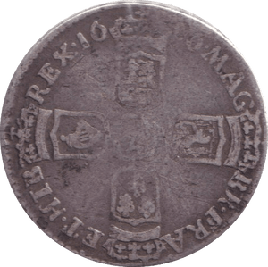 1696 SIXPENCE ( FINE ) - SIXPENCE - Cambridgeshire Coins