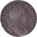 1696 SIXPENCE ( FINE ) - SIXPENCE - Cambridgeshire Coins