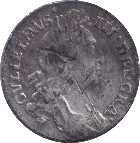 1696 SIXPENCE ( FINE ) - SIXPENCE - Cambridgeshire Coins