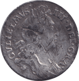 1696 SIXPENCE ( FINE ) - SIXPENCE - Cambridgeshire Coins