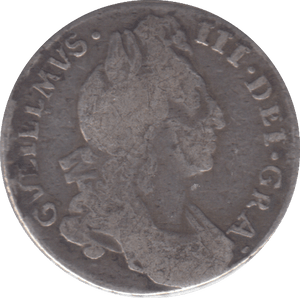1696 SIXPENCE ( FINE ) - SIXPENCE - Cambridgeshire Coins
