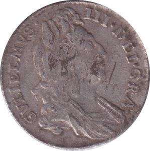 1696 SIXPENCE ( NF ) - SIXPENCE - Cambridgeshire Coins