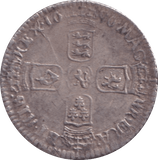 1696 SIXPENCE ( VF ) - SIXPENCE - Cambridgeshire Coins
