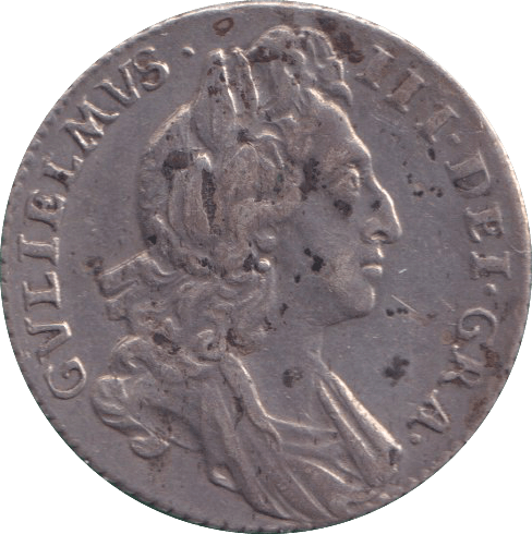 1696 SIXPENCE ( VF ) - SIXPENCE - Cambridgeshire Coins