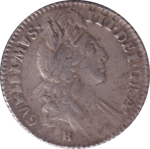 1696 SIXPENCE ( VF ) - SIXPENCE - Cambridgeshire Coins