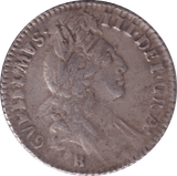 1696 SIXPENCE ( VF ) - SIXPENCE - Cambridgeshire Coins