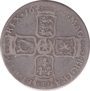 1697 HALFCROWN ( GF ) - HALFCROWN - Cambridgeshire Coins