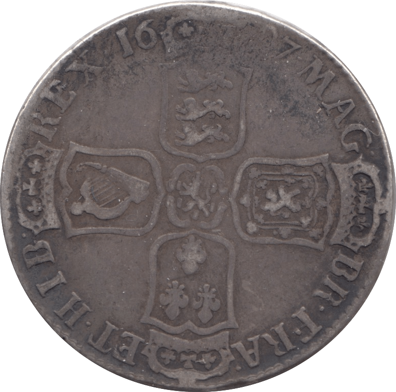 1697 HALFCROWN ( GF ) - HALFCROWN - Cambridgeshire Coins
