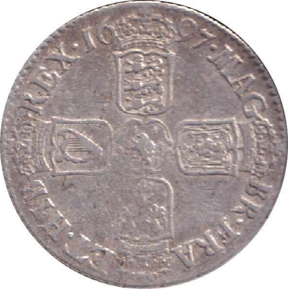 1697 SHILLING ( GF ) - SHILLING - Cambridgeshire Coins