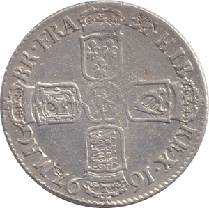 1697 SHILLING ( VF ) - SHILLING - Cambridgeshire Coins