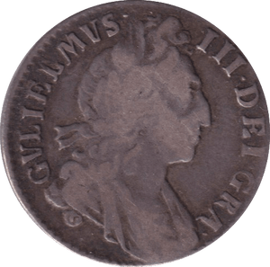1697 SIXPENCE ( FINE ) - SIXPENCE - Cambridgeshire Coins