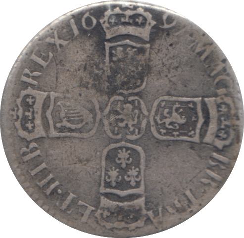 1697 SIXPENCE ( FINE ) - SIXPENCE - Cambridgeshire Coins