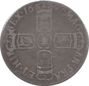 1697 SIXPENCE ( FINE ) - SIXPENCE - Cambridgeshire Coins