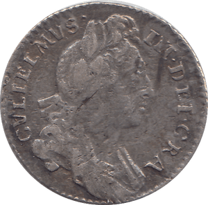 1697 SIXPENCE ( GF ) - WORLD COINS - Cambridgeshire Coins