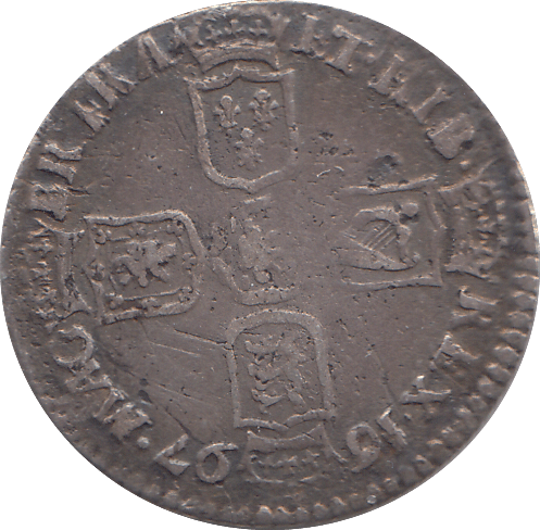 1697 SIXPENCE ( GF ) - WORLD COINS - Cambridgeshire Coins