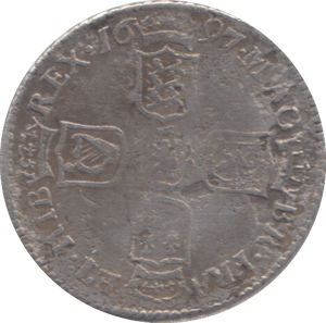 1697 SIXPENCE ( NF ) - SIXPENCE - Cambridgeshire Coins