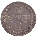 1697 SIXPENCE ( VF ) - SIXPENCE - Cambridgeshire Coins