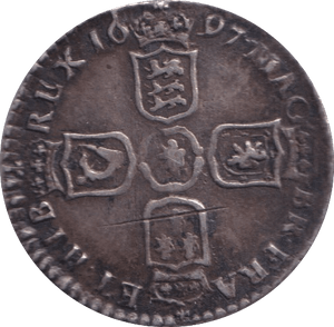 1697 SIXPENCE ( VF ) - SIXPENCE - Cambridgeshire Coins