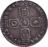 1697 SIXPENCE ( VF ) - SIXPENCE - Cambridgeshire Coins