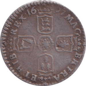1697 SIXPENCE ( VF ) - SIXPENCE - Cambridgeshire Coins