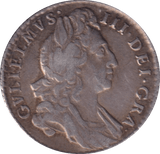 1697 SIXPENCE ( VF ) - SIXPENCE - Cambridgeshire Coins