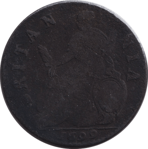 1699 HALFPENNY ( FINE ) - WORLD COINS - Cambridgeshire Coins