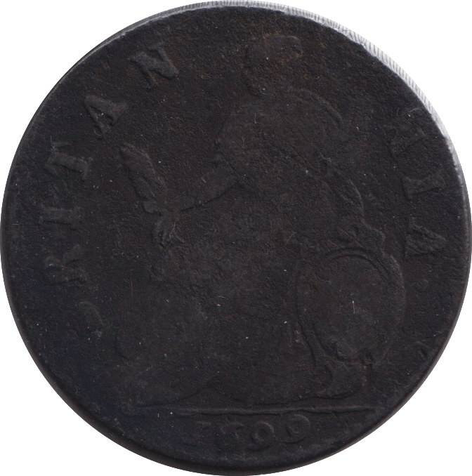 1699 HALFPENNY ( FINE ) - WORLD COINS - Cambridgeshire Coins