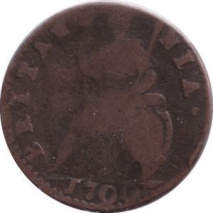 1700 FARTHING ( FINE ) - FARTHING - Cambridgeshire Coins