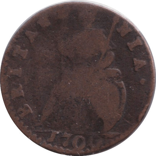 1700 FARTHING ( FINE ) - FARTHING - Cambridgeshire Coins