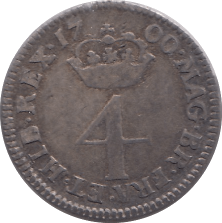 1700 MAUNDY FOURPENCE ( GF ) - MAUNDY FOURPENCE - Cambridgeshire Coins