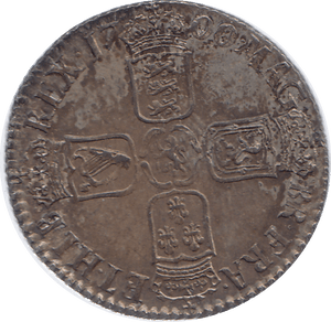 1700 SILVER SHILLING WILLIAM III ( UNC ) - SHILLING - Cambridgeshire Coins
