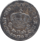 1702 SILVER DENMARK 8 SKILLING - SILVER WORLD COINS - Cambridgeshire Coins