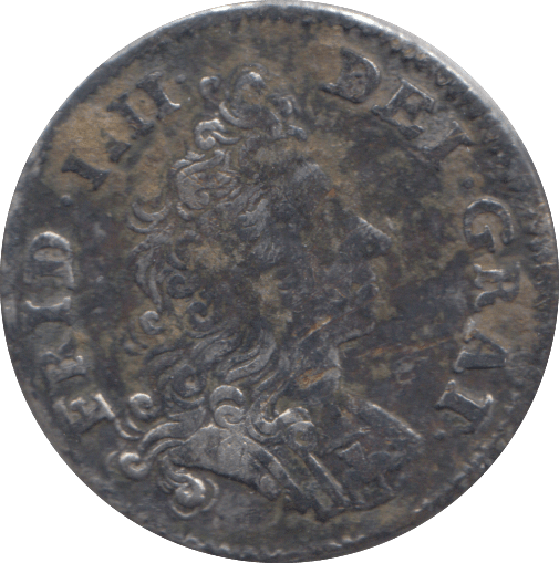 1702 SILVER DENMARK 8 SKILLING - SILVER WORLD COINS - Cambridgeshire Coins