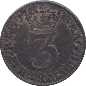 1703 MAUNDY THREEPENCE ( VF ) - MAUNDY THREEPENCE - Cambridgeshire Coins