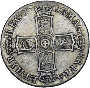 1703 SHILLING ( VF ) - Shilling - Cambridgeshire Coins