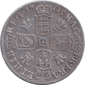 1705 SHILLING ( GF ) - SHILLING - Cambridgeshire Coins