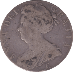 1707 CROWN E ( FINE ) - CROWN - Cambridgeshire Coins