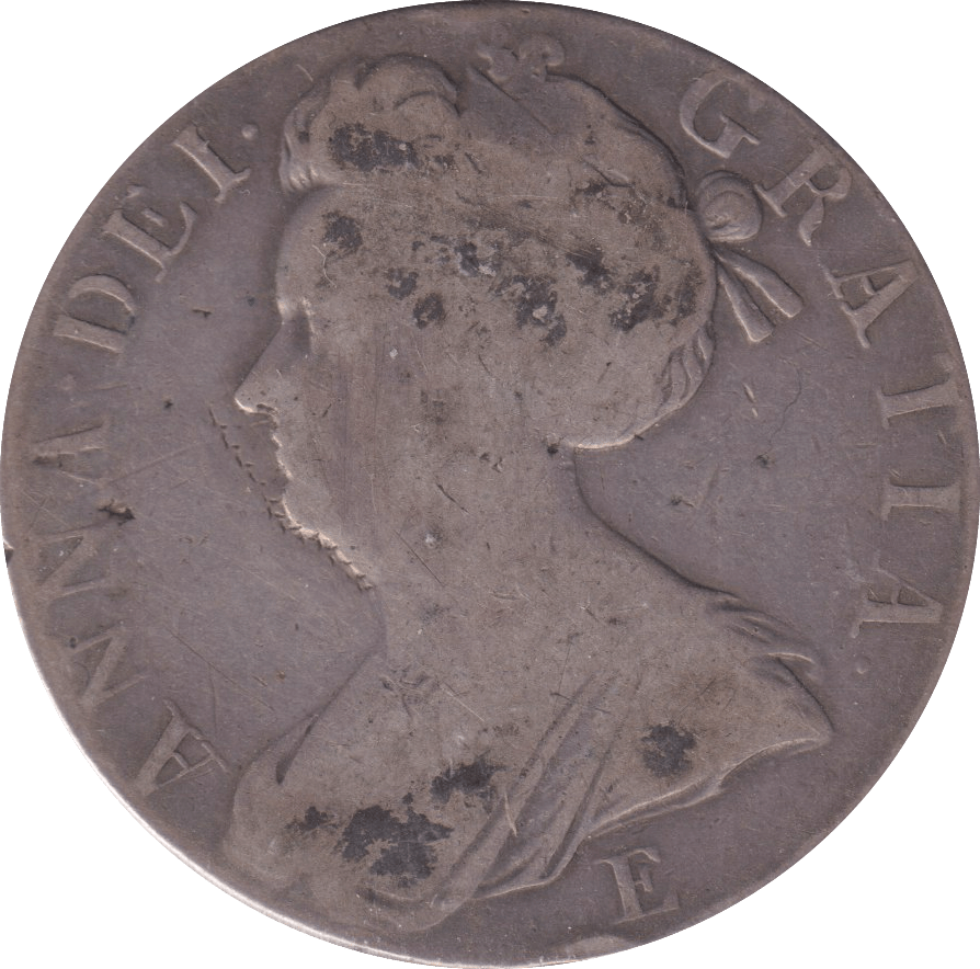 1707 CROWN E ( FINE ) - CROWN - Cambridgeshire Coins