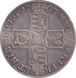 1707 CROWN ( FINE ) - FLORIN - Cambridgeshire Coins