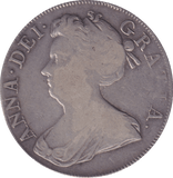 1707 CROWN ( FINE ) - FLORIN - Cambridgeshire Coins