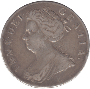 1707 CROWN ( GVF ) SEXTO EXETER MINT - CROWN - Cambridgeshire Coins