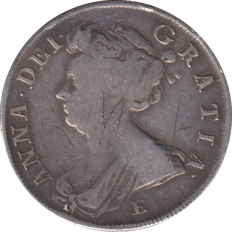 1707 HALFCROWN ( FINE ) - HALFCROWN - Cambridgeshire Coins